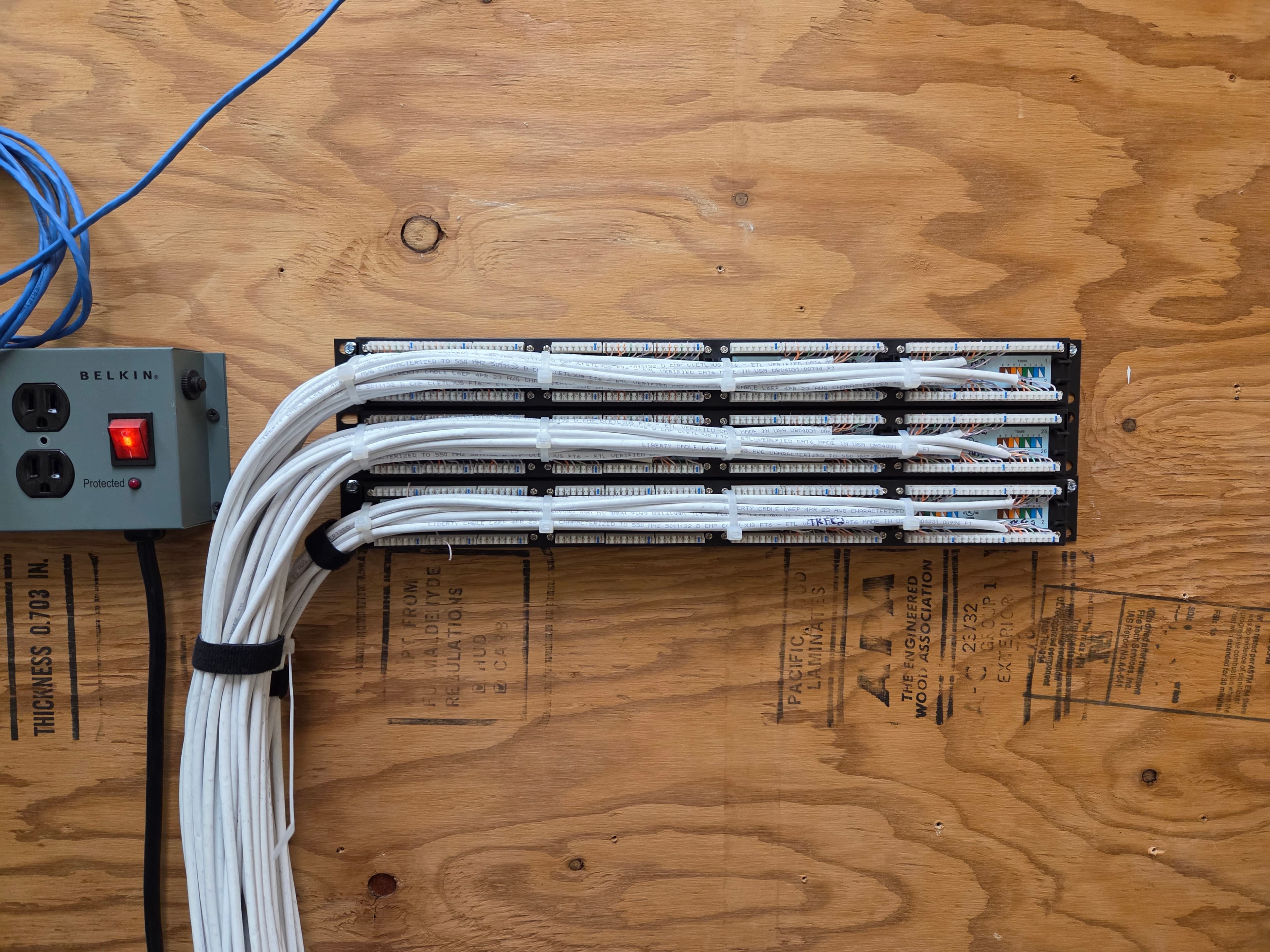 Structured cabling work by S. C. Mead Communications